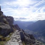 Weg über Le Signal - Blick ins Arvetal und auf Chamonix