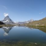 Spiegelung des Matterhorns im Riffelsee