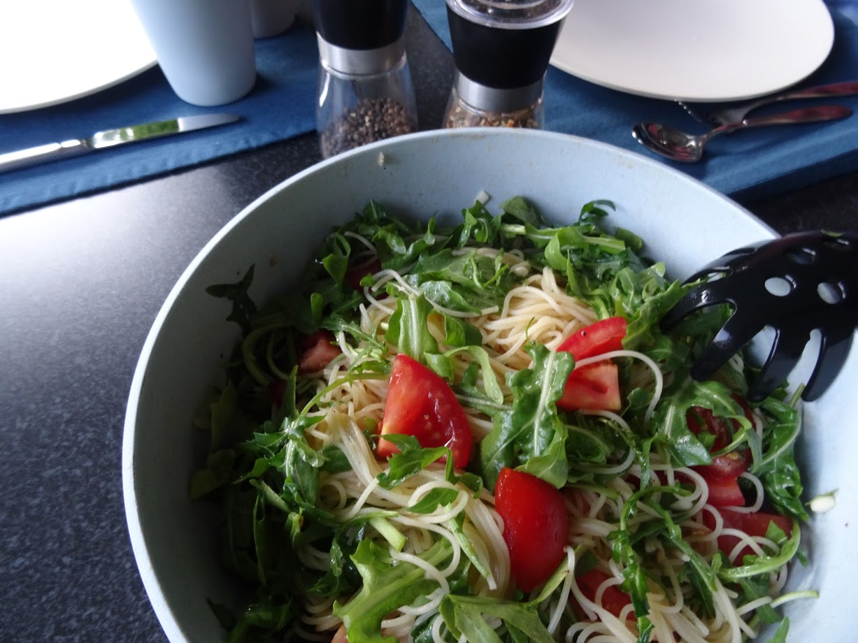 Rucola-Pasta - Spaghetti-Salat mit Potential zum neuen Lieblingsgericht
