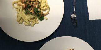 Pfifferling-Ragout mit selbstgemachter Pasta